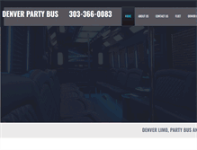 Tablet Screenshot of denverpartybusco.com